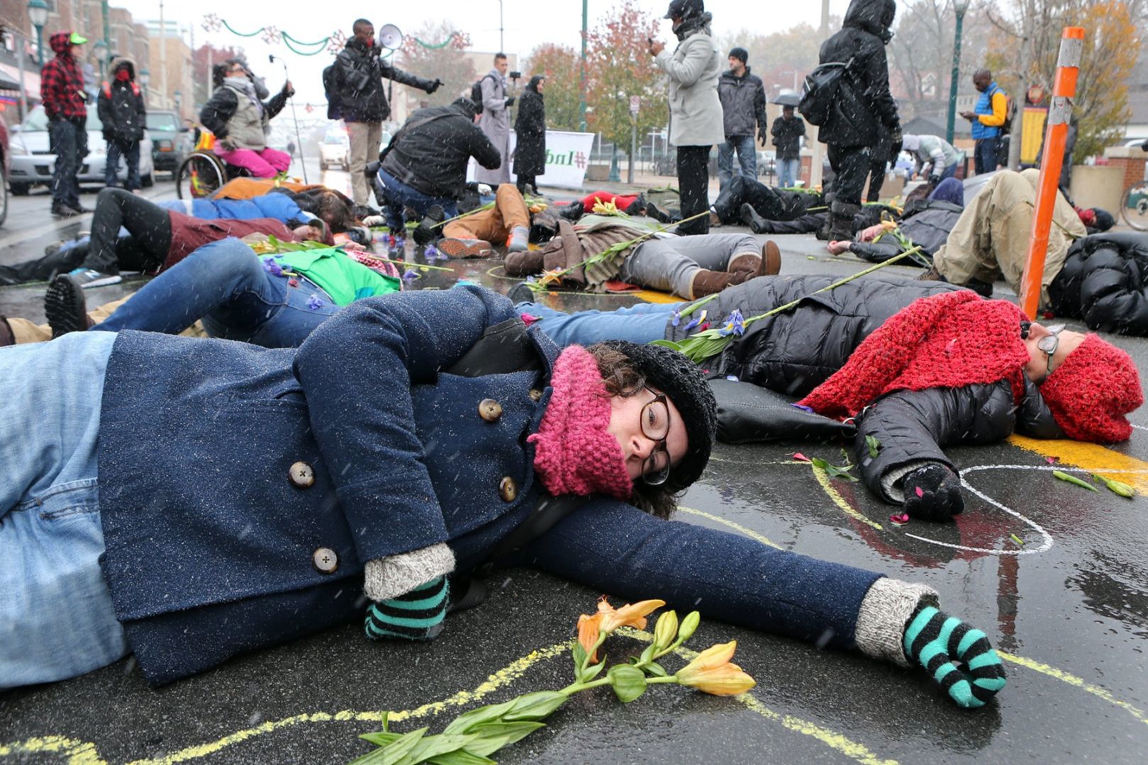 A Delmar Loop ‘die-in’